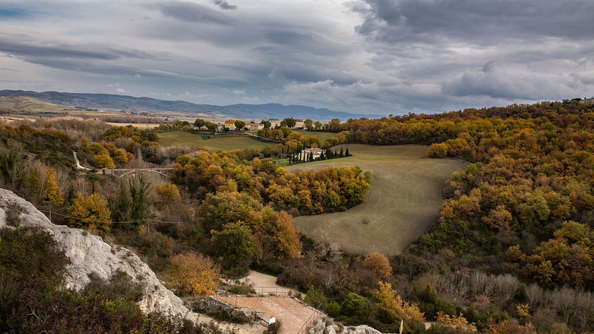 A Panoramic View of Valdorcia
